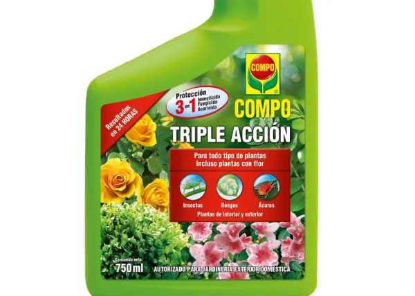 INSECTICIDA TRIPLE ACCION COMPO 750ml