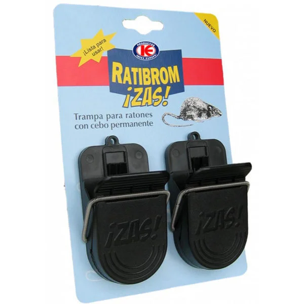 RATRIBOM ¡ZAS! TRAMPA- PINZA PARA RATONES