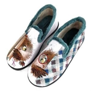 ZAPATILLA DE CASA BUHOS PLUMAFLEX
